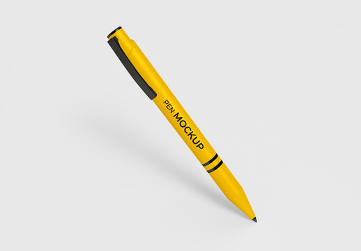 Stationery Pen Mockup