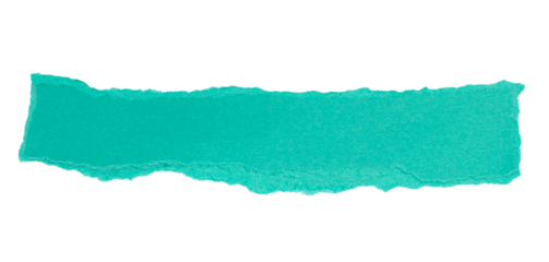 cyan torn or ripped paper isolated on transparent png background,realistic torn cardboard paper edges,torn or ripped cyan paper frame,design decoration,cyan torn paper background