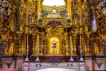Obraz premium Church of Divine Savior (Iglesia Colegial del Divino Salvador) interiors, Seville, Spain