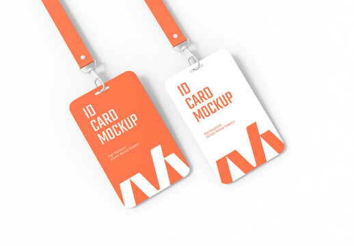 ID Card Mockup Template