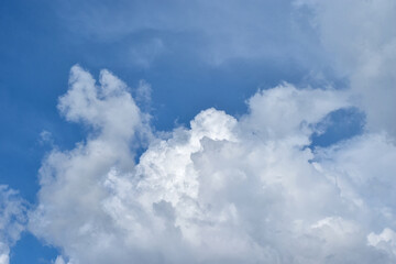 Clouds in blue sky, Sky background,