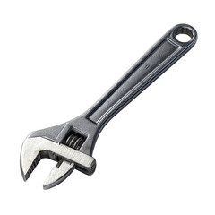 Obraz premium Adjustable wrench isolated on transparent background.