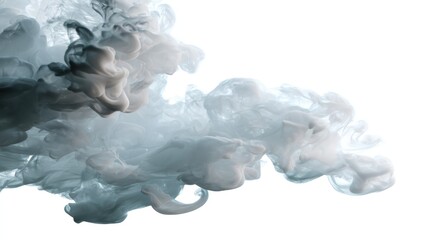 Abstract Smoke Cascade: A captivating swirl of ethereal, smoky forms, with shades of gray, creates an atmosphere of mystery and wonder. Evoking a sense of the transient and the beautiful.
