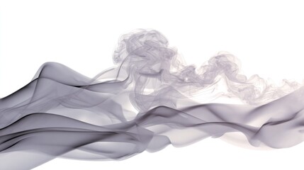 Ephemeral Whispers: Abstract swirls of ethereal smoke dance gracefully, creating a mesmerizing spectacle of delicate forms and flowing movement, evoking a sense of mystery and transience.