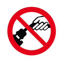Do Not Remove Plug Symbol Sign, Vector Illustration, Isolate On White Background