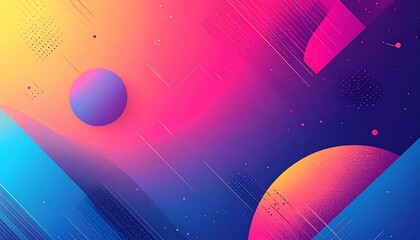 Cosmic planets alignment in vibrant gradient universe with stardust and light rays