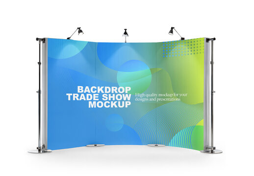 Standing Backdrop Mockup 4