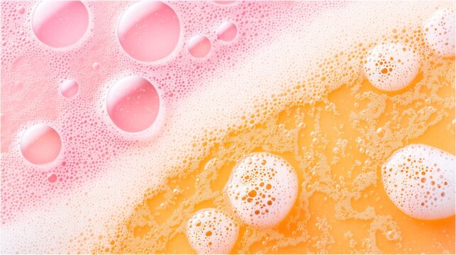 Bubbles create a lively scene on the kombucha's surface, showcasing the vibrant hues of fermentation. The scoby adds depth to this colorful brew, inviting exploration