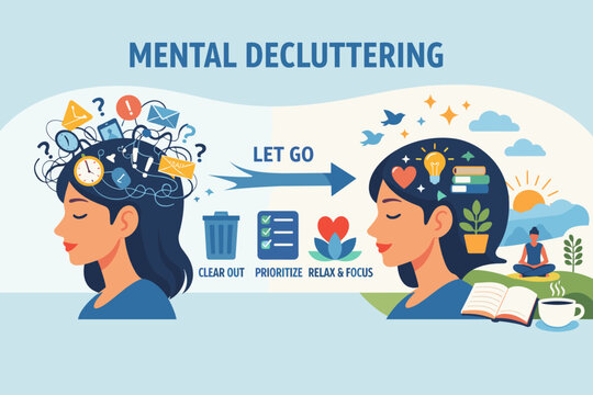 Guide to mental decluttering: tips for relaxation and focus in a busy world