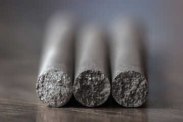 Carbon, graphite raw material in granular form used in metallurgy, electrical engineering, filtration, and the chemical industry