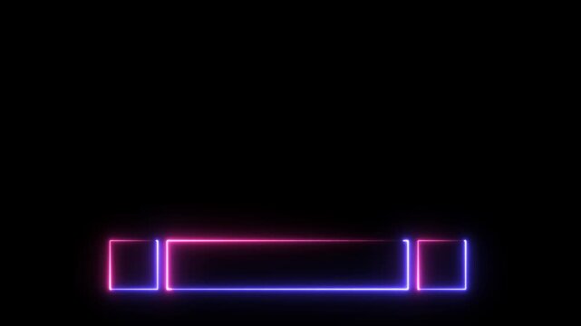Neon line Modern cool-designed lower third in 4K alpha channel. Stunning 4K-alpha channel lower third quality for a title, TV news, information call box bars, and news channels. Easy to use. 4k videos