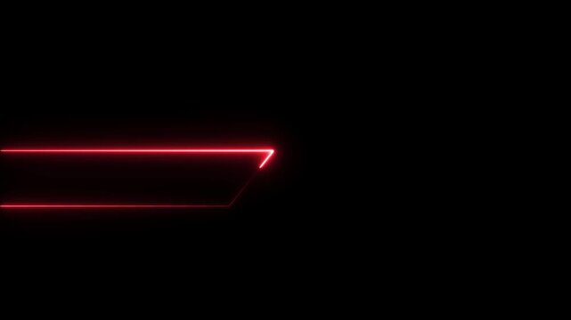 Lower third animation with black screen. Breaking News - Lower third live breaking news screen and seamless looping ticker with blank text boxes.