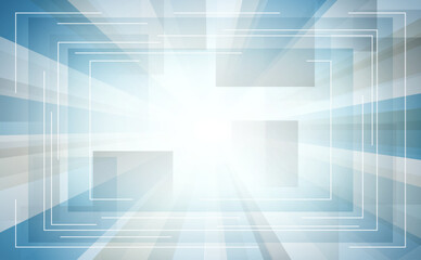 グレーの集中線ビジネス背景