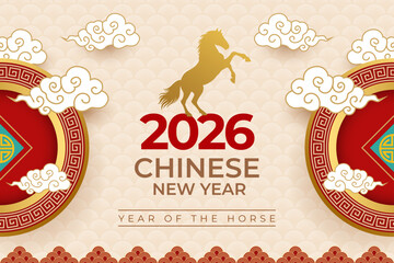 Festive Chinese New Year 2026 Year of the Horse Celebration
