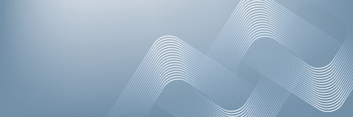 Abstract hexagon lines on gray background. Geometric stripe line art design for poster, brochure, cover, website, banner