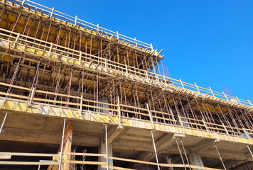 Construction site in the city