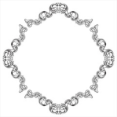 Elegant Vintage Ornamental Floral Decoration