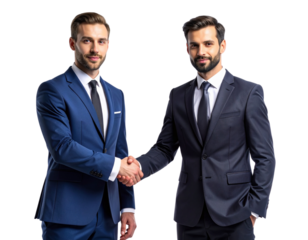 Business partnership handshake