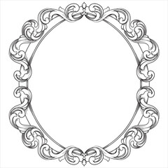 Elegant Vintage Ornamental Floral Decoration