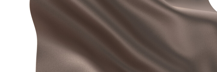 Fototapeta premium Intricate Luster: Abstract 3D Gold Cloth Illustration with Delicate Details
