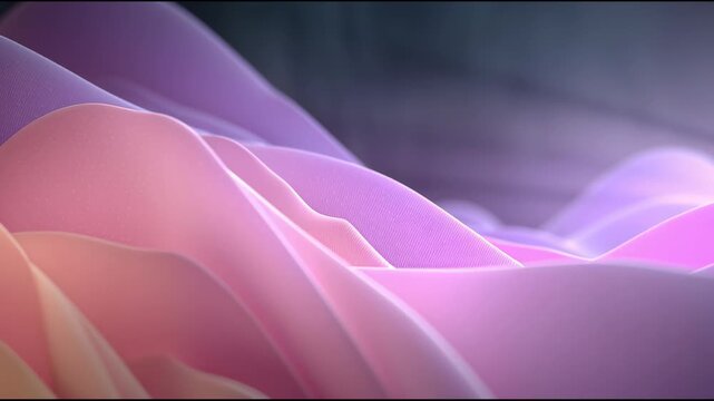 Abstract Colorful Waves Motion Graphics.