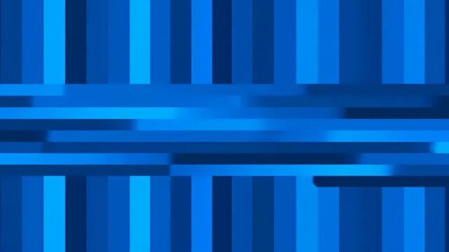 Dynamic blue geometric pattern with moving lines and shapes. blue line pattern backgroud