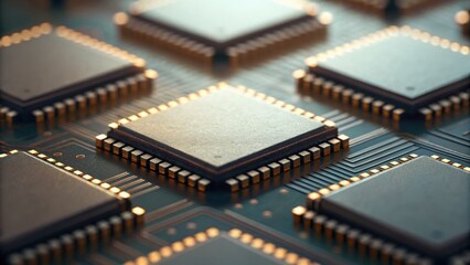 Close-Up Image of Standard Chip Transistors with Visible Details V2 3x