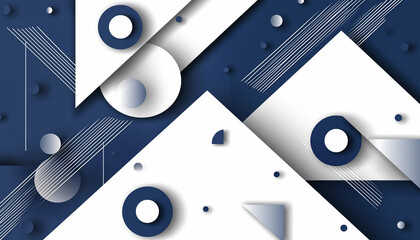 abstract background with blue circles