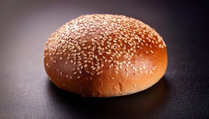 Round Sesame Seed Bun 1