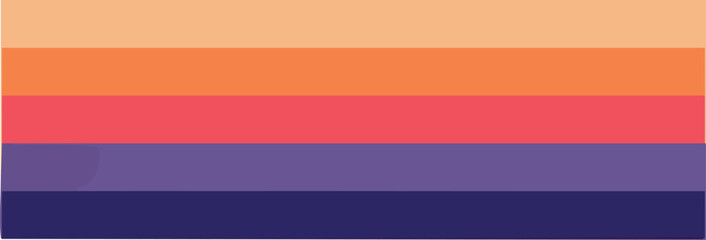 Colorful graphic design with horizontal bars on a white background