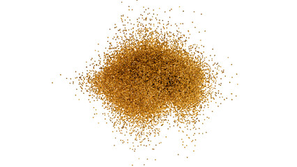 飛び散る粒子、粉：金ーScattered particles, powder: gold