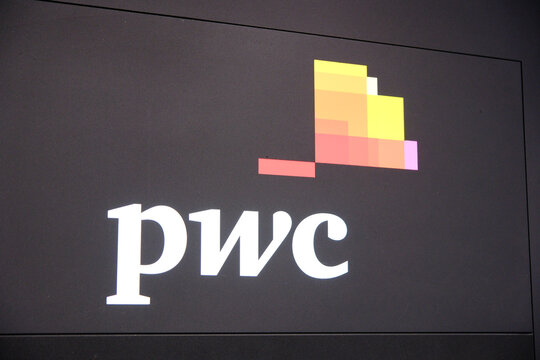 Lucerne,Switzerland-Oct.1st 2025: PwC（Price Waterhouse Coopers）company brand logo 