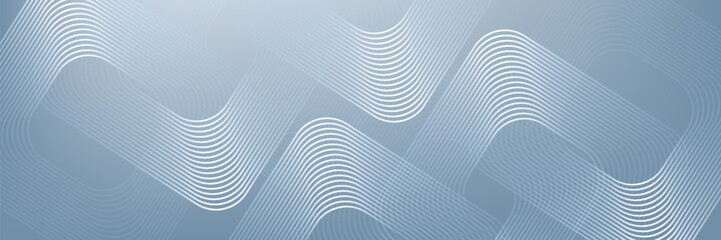 Abstract hexagon lines on gray background. Geometric stripe line art design for poster, brochure, cover, website, banner