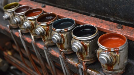 Thermoregulated ink viscosity system in action highlighting temperature control mechanisms maintaining ink flow within optimal limits.