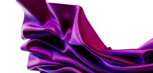 Abstract image of flowing fabric, showcasing a beautiful blend of purple and pink hues, perfect for artistic and design