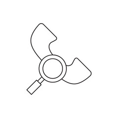 Searching Phone Call Log with Magnifying Glass