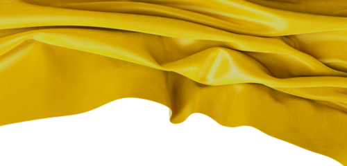 Elegant image of flowing yellow fabric. Perfect for textile, design, fashion, backgrounds and abstract concepts. Great f