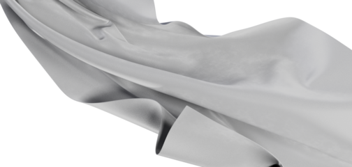Elegant white fabric with flowing shapes and textures perfect for backgrounds, designs and presentations. Perfect for te