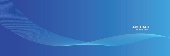 Modern abstract blue background . Suitable for corporate design, business presentation, website header, banner, flyer, brochure, and professional marketing materials. © fkrbahtiart