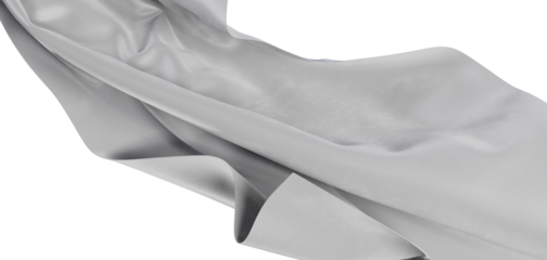 A graceful display of light reflecting off a silver fabric, evoking feelings of serenity and movement. Ideal for artisti