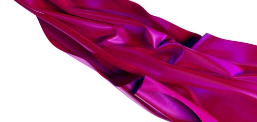 Abstract and elegant background of a shiny magenta fabric with a touch of purple. Perfect for various design needs with