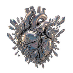 Shattered mechanical heart