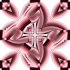 op art creative dynamic pattern, modern abstract background, vector original decoration