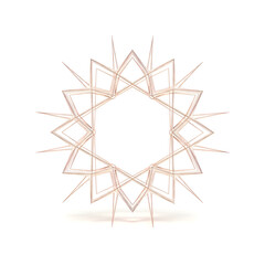 Geometric starburst design