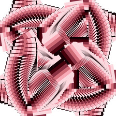 op art creative dynamic pattern, modern abstract background, vector original decoration