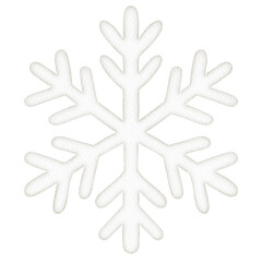 Cute snowflake Watercolor.
