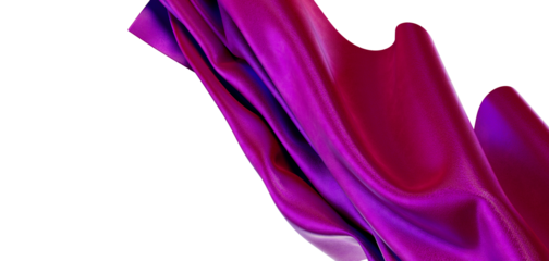 Dynamic fabric texture with vibrant purple and red hues. Perfect for backgrounds, design elements, and artistic concepts