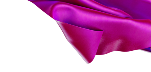Elegant abstract of pink silk fabric creating waves and folds, perfect for textures or background.  Clean composition an