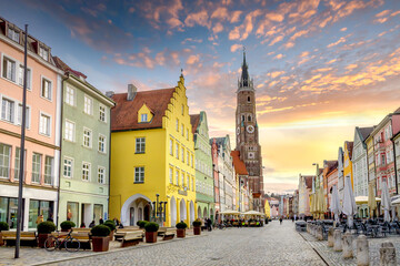 Altstadt, Landshut, Deutschland 