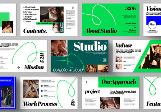 Creative Studio Portfolio Presentation Template